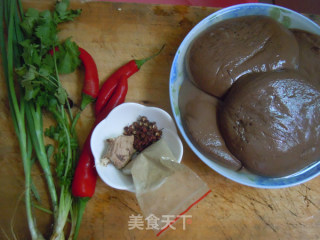 Summer Appetizer-spicy Duck Blood recipe