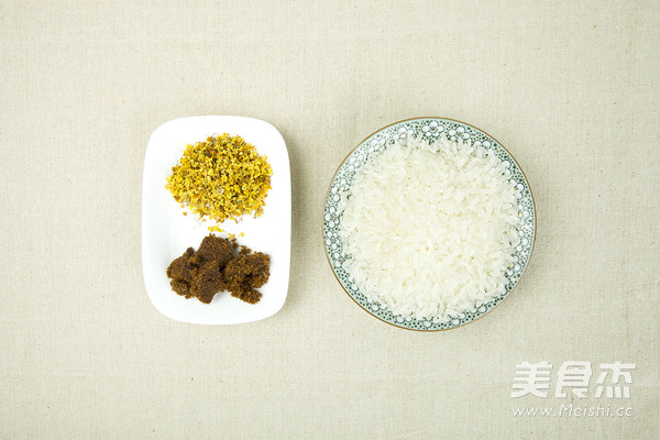 Osmanthus Porridge recipe