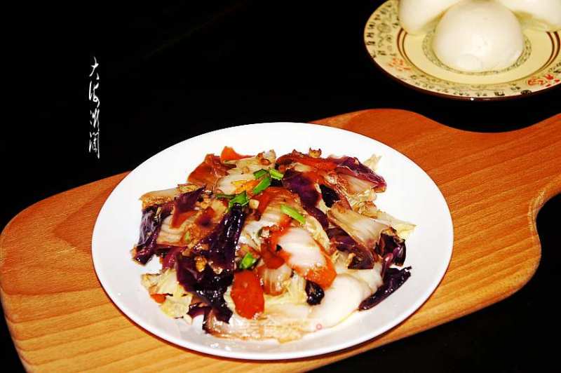 Garlic Cabbage Chips——quick Lazy Meal recipe