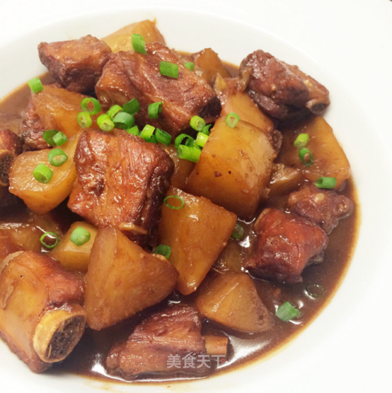 Braised Pork Ribs with Carrots recipe
