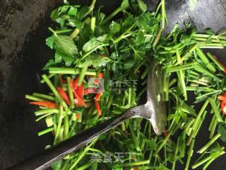 Stir-fried Cress recipe