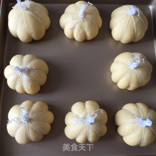 Pumpkin Bread with Red Bean Paste recipe