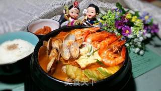 Korean Seafood Miso Soup recipe