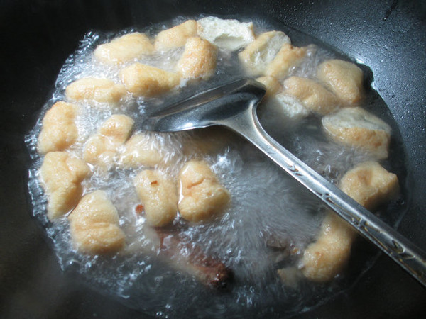Duck Bone Oil, Tofu and Vegetable Soup recipe