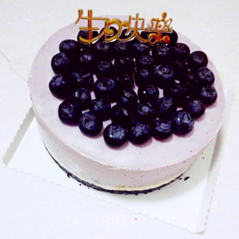 #新良第一节烤大赛# Quadruple Blueberry Cheese Mousse recipe