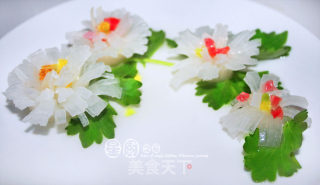 【simple and Beautiful, Healthy and Beautiful】crystal White Jade Chrysanthemum recipe