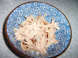 Shredded Chicken Enoki Mushroom recipe