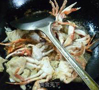 Fried Crab with Gluten recipe