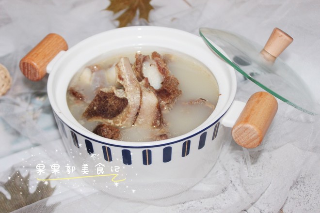 Beef Bone Soup-fragrant Milky White recipe