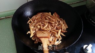 Stir-fried Pleurotus Eryngii with Coriander recipe