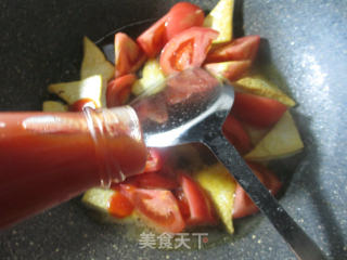 Stir-fried Lao Tofu with Tomato recipe