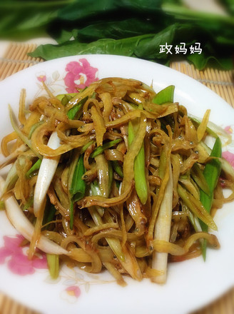 Small Whitebait with Green Onion recipe