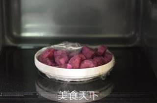 Purple Sweet Potato Tower recipe