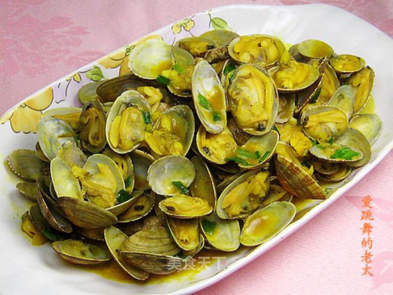 Stir-fried Clam with Curry recipe