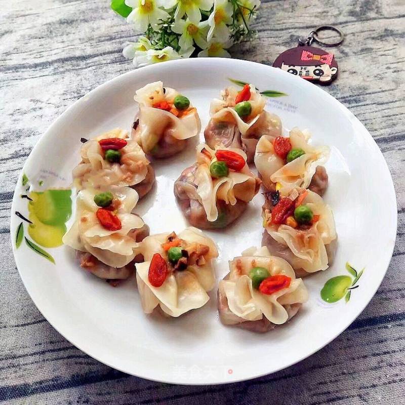 Minced Meat and Vegetable Shaomai recipe