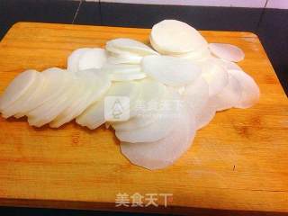 Griddle Sliced Radish recipe