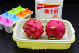 Dragon Fruit Yogurt Popsicles recipe