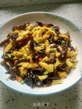 Fungus Mixed with Egg recipe