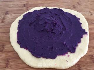 #aca Fourth Session Baking Contest# Making Pornographic Twisted Bread with Purple Sweet Potato recipe