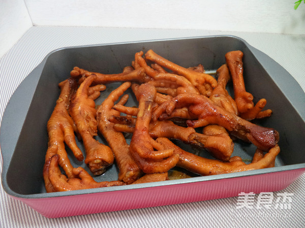 Spicy Grilled Chicken Feet recipe