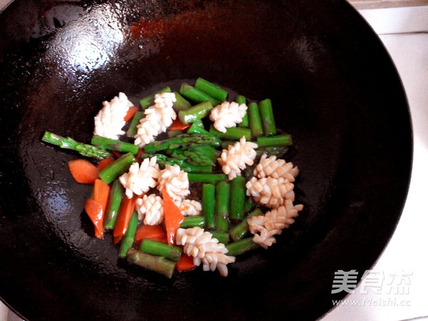 Asparagus Squid Flower recipe