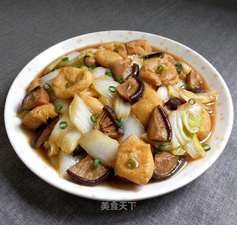 Stir-fried Cabbage with Tofu in Oil recipe