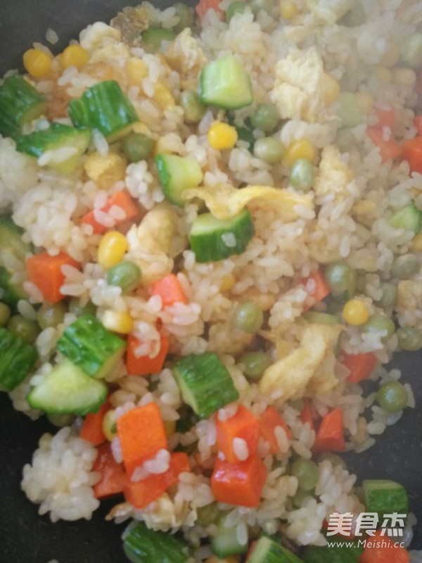 Mixed Vegetable Fried Rice recipe