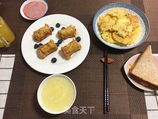 Whole-wheat Toast Turned into A Cute Pork Floss Roll😬 recipe