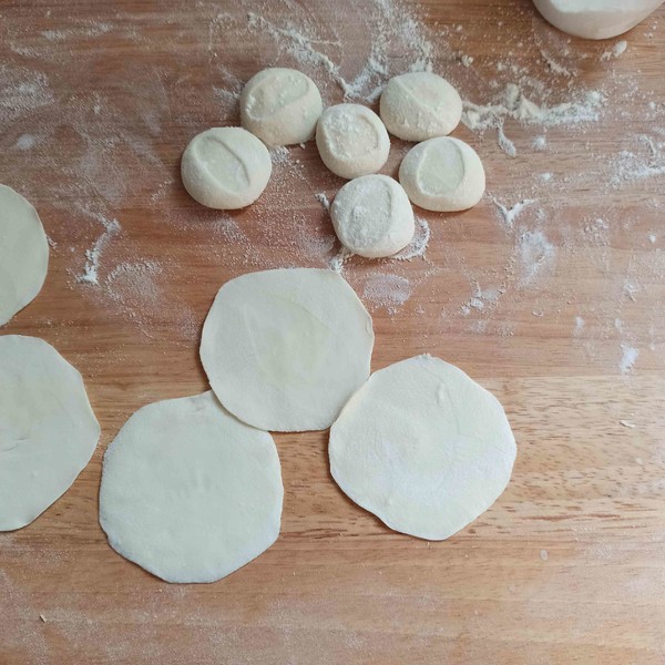 Pork and White Radish Dumplings recipe