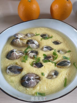 Clams Steamed Egg recipe