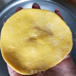 Pumpkin Rice Cake and Bean Paste Buns recipe