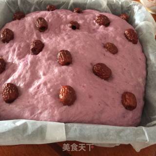 Red Date and Purple Sweet Potato Evaporated Cake recipe