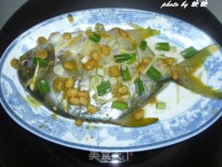Steamed Jinchang Fish with Puning Bean Sauce recipe