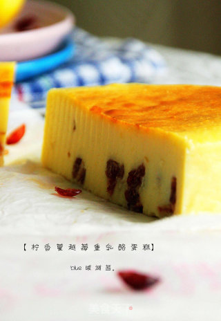 【lemon Cranberry Heavy Cheesecake】 recipe