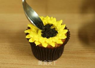 #aca Fourth Session Baking Contest# Making Erotic Sunflower Muffin Cakes recipe