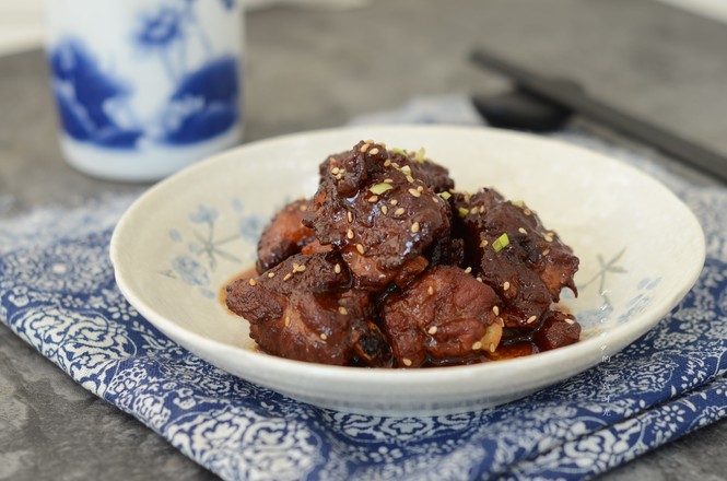 Non-fried Sweet and Sour Pork Ribs recipe