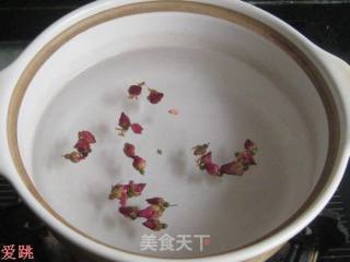 Rose Longan Porridge recipe