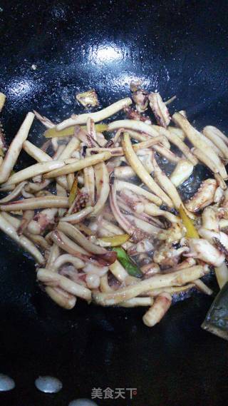 Squid Fried Potatoes recipe