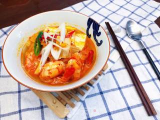 Prawn Kimchi Soup recipe