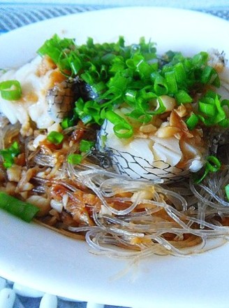 Steamed Cod with Garlic Vermicelli recipe