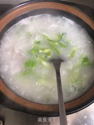 Spring Vegetable Keel Porridge recipe