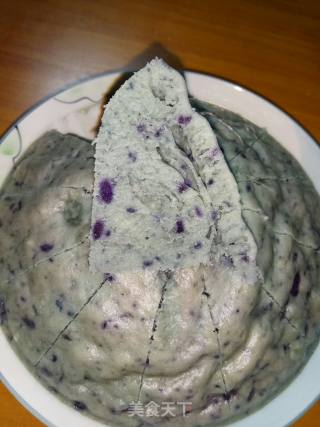 Blue Steamed Cake recipe