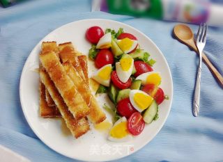 #信之美# Toast Salad with Vinaigrette recipe