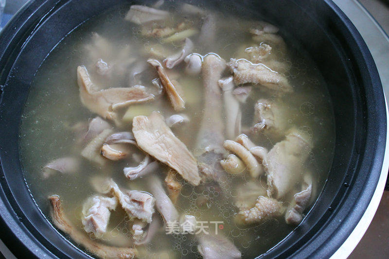 Matsutake Pork Belly Chicken recipe
