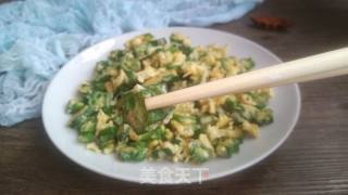 Scrambled Eggs with Okra recipe
