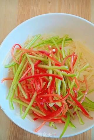 Sweet and Sour Potato Shreds with Cold Dressing recipe