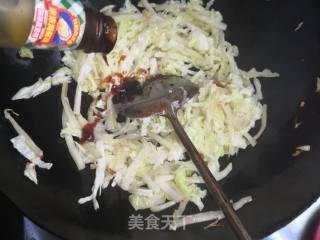#快手素菜#shredded Cabbage in Oyster Sauce recipe