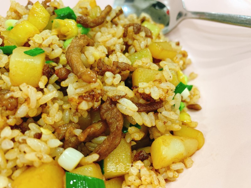 Fried Rice with Beef and Pickled Peppers recipe
