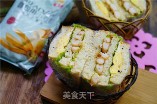 Shrimp and Egg Sandwich recipe