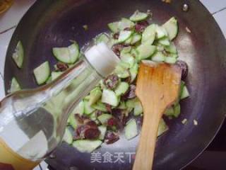 Zucchini Fried Sausage recipe
